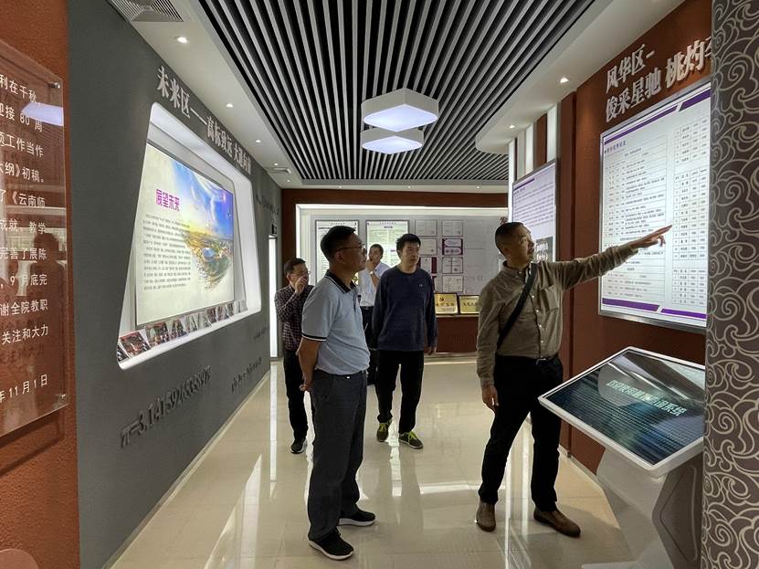 视察了美加墨世界杯官方网站院史展陈室1